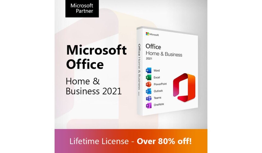 Microsoft Office Home & Business 2021: Licencia de Por Vida SOLO $39.99 | Más de 80% Off