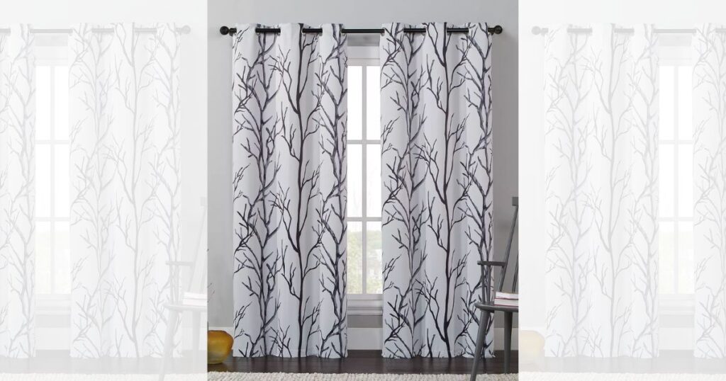 Panel-de-Cortina-Victoria-Classics-Blackout-Kingdom-Branch-Print-40-X-84