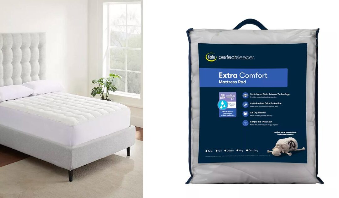 Protector de Mattress Serta Air Dry Extra Comfort a solo $23.99 (Reg. $61)