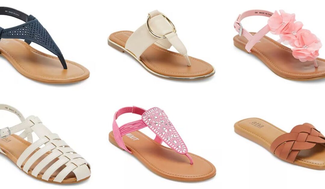 Sandalias Para Mujeres DESDE $12.79 en JCPenney