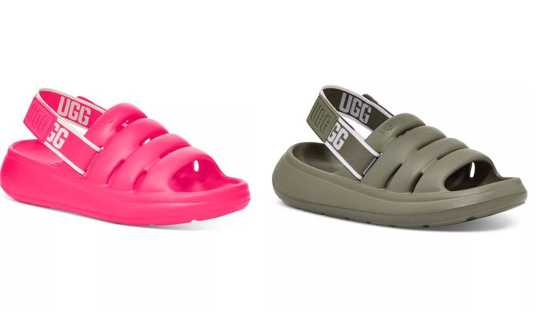 Sandalias UGG Sport Yeah Slingback a solo $42 (Reg. $60)