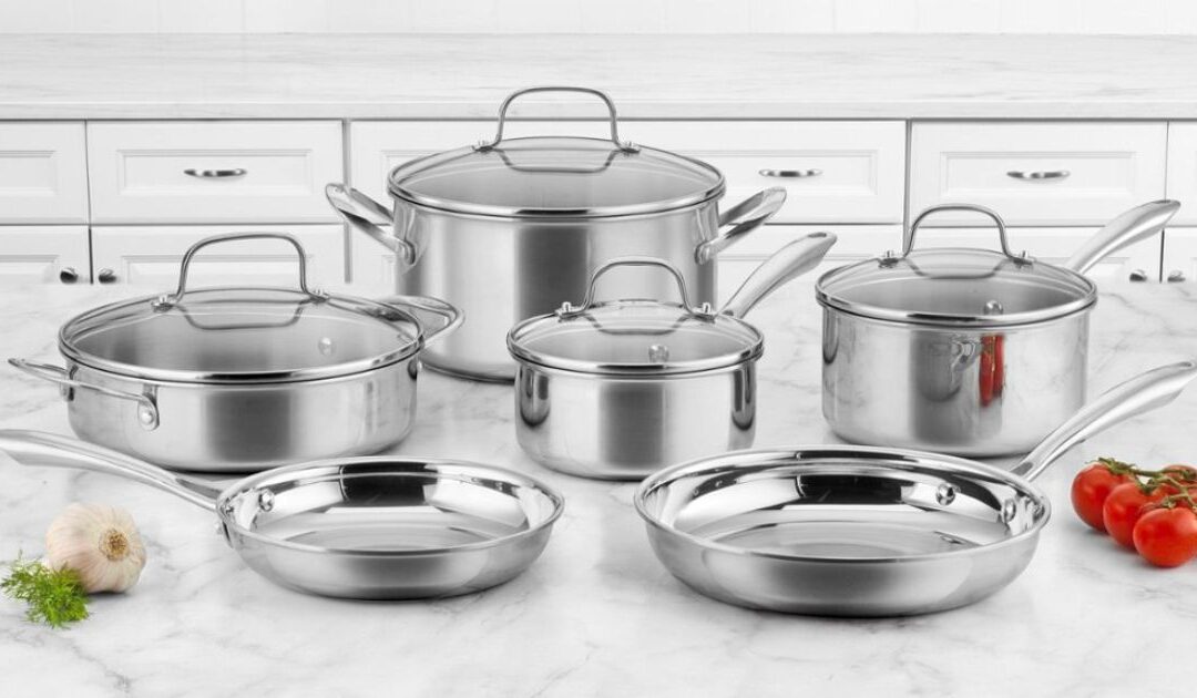 Set Clásico de Utensilios de Cocina Cuisinart en Stainless Steel 10-Piezas SOLO $199.99 (Reg. $600)