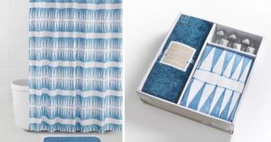 Set-Lavender-Sage-de-Cortina-y-Alfombra-para-Bano-de-14-Piezas