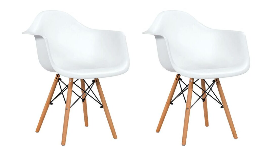 Set de 2 Sillas Modernas para Comedor SOLO $89.99 en Walmart (Reg. $258)
