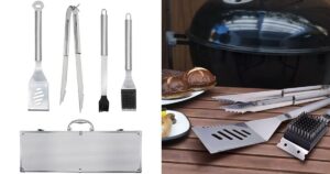 Set de BBQ en Stainless Steel