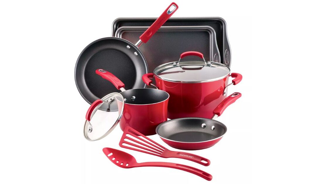 Set de Cocina Rachael Ray de 10-Piezas a solo $74.93 en Macy’s (Reg. $250)