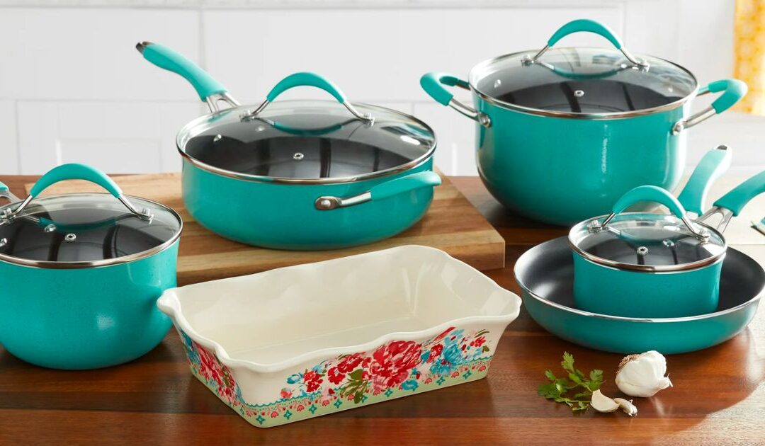 Set de Utensilios de Cocina The Pioneer Woman 10-Piezas SOLO $59 en Walmart (Reg. $99)