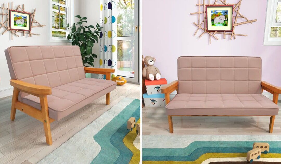 Sofa Tapizado SOLO $91.99 (Reg. $198) + Envío GRATIS