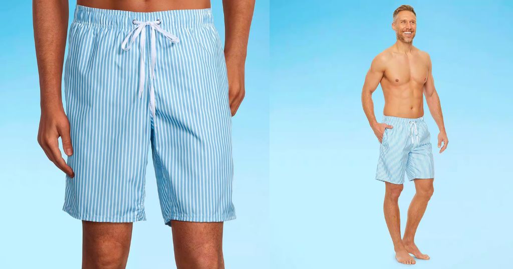 Traje-de-Bano-Outdoor-Oasis-Striped-Swim-Trunks