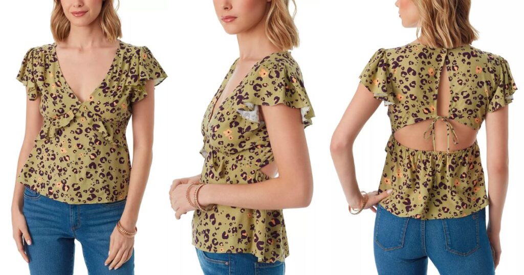 Blusa-Jessica-Simpson-Open-Back-Flutter-Sleeve-Top