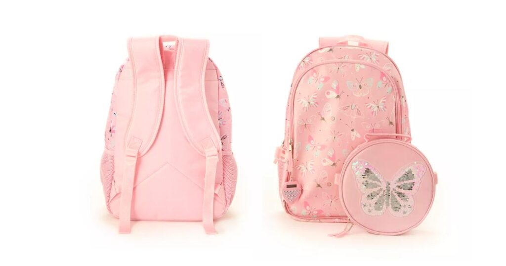 Bulto-Backpack-Inmocean-Butterfly-con-Lunchera-Llavero-y-Calculadora