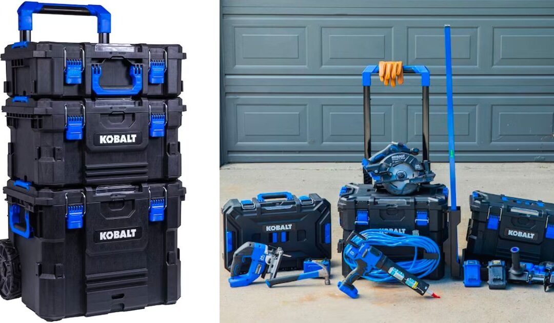 Caja para Herramientas con Ruedas Kobalt 21.5-in SOLO $179 en Lowe’s (Reg. $219)