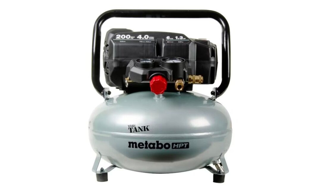 Compresor de Aire Portátil Metabo HPT 6-Galones 200 Psi SOLO $199 (Reg. $249)