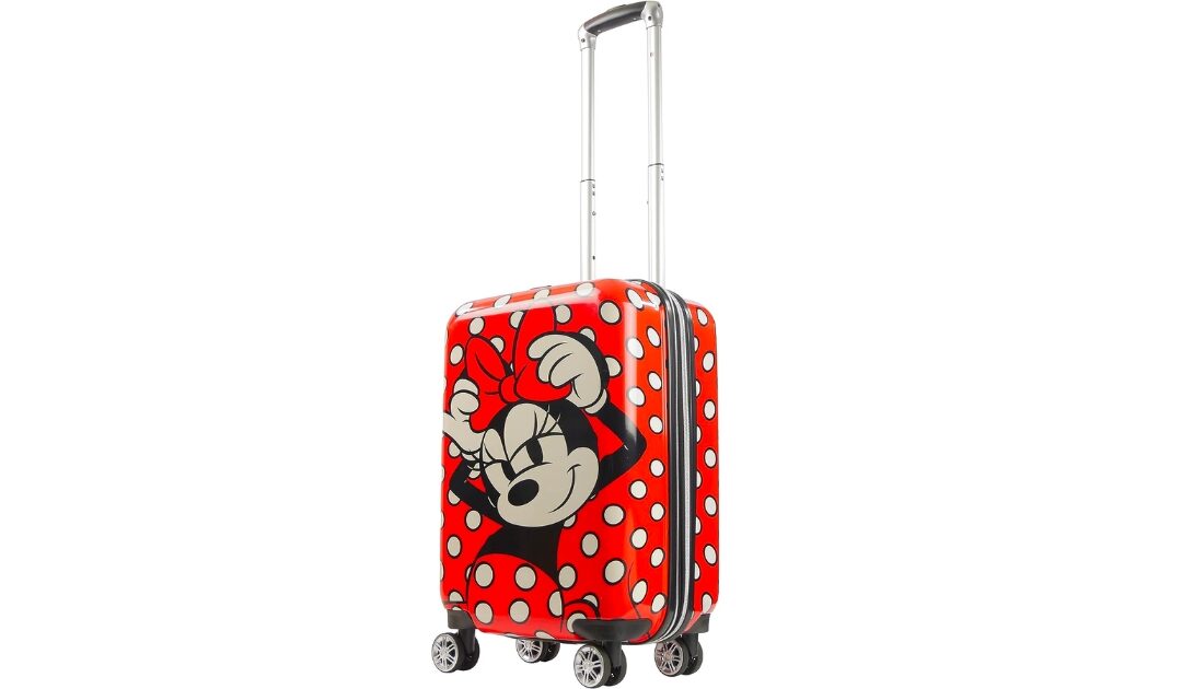 Equipaje Disney Minnie Mouse de 21-In SOLO $49.99 (Reg $106)