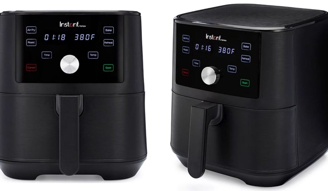 Freidora de Aire Instant Pot Vortex 6-Qt SOLO $79.99 en JCPenney (Reg. $160)