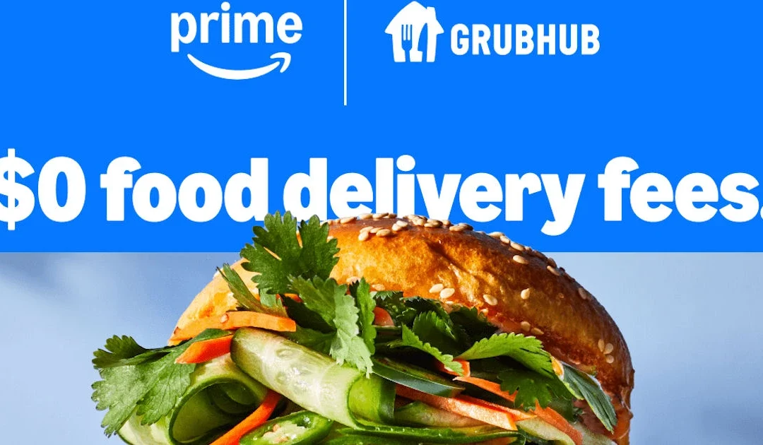 Obtén Grubhub+ GRATIS Para Miembros Prime