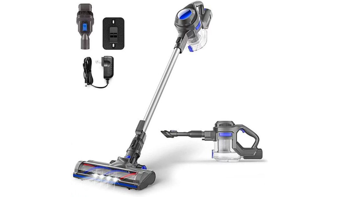Moosoo Cordless Lightweight Stick Vacuum Cleaner 4-in-1 a solo $98 (Reg. $250)