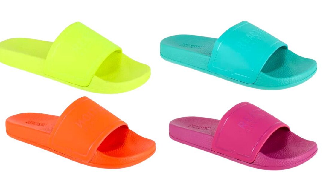 Sandalias Kenneth Cole Reaction Setia Logo Slip on Slides a solo $19.72 (Reg. $29)