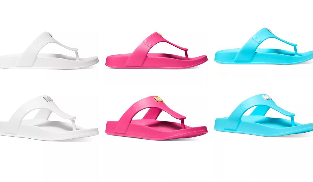 Sandalias Michael Kors Linsey Thong Flat a solo $45 (Reg. $75)