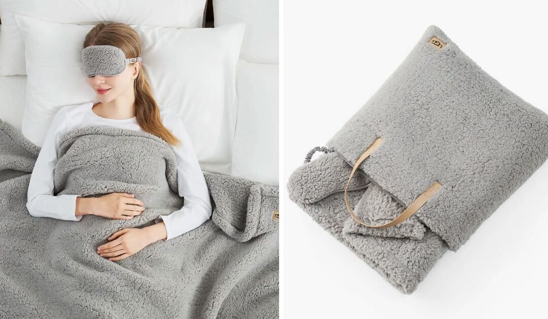 Set de Manta y Antifaz UGG SOLO $58.99 (Reg $88) Shipped