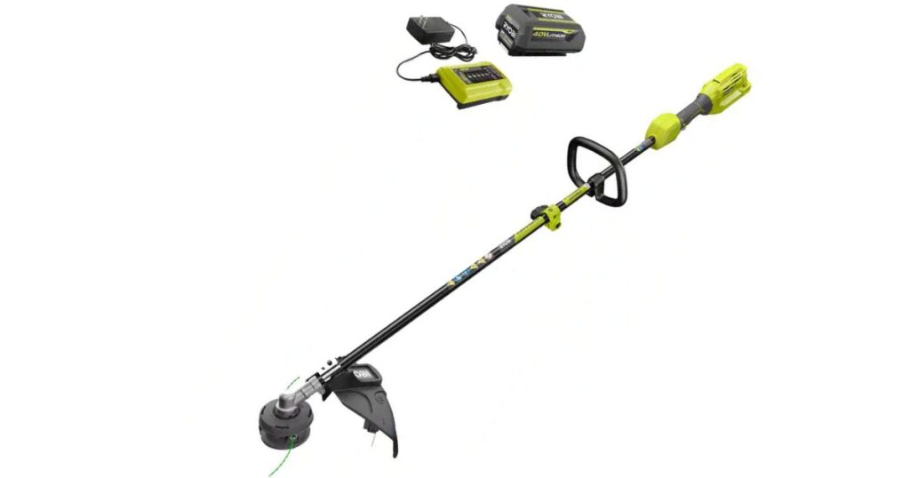 Trimmer RYOBI de 40V con Batería y Cargador