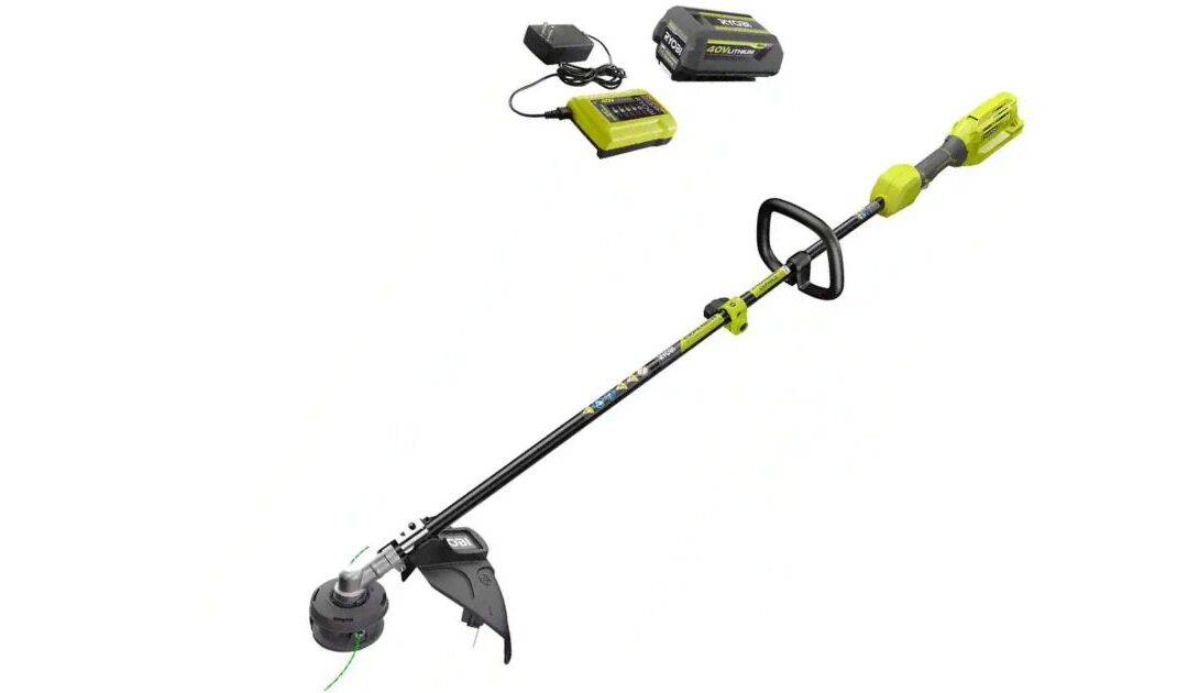 Trimmer RYOBI de 40V con Batería y Cargador SOLO $149 en Home Depot (Reg. $179)