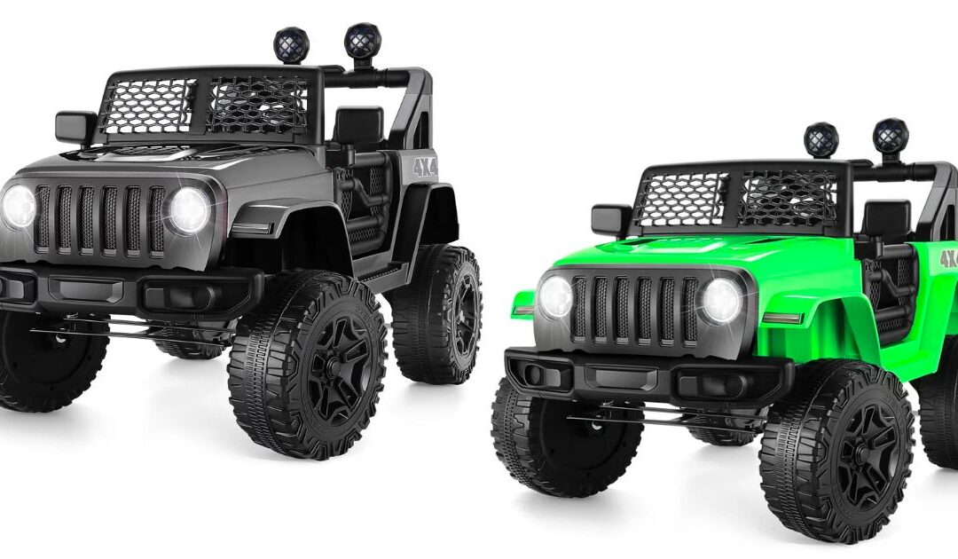 12V Kids Powered Ride on Truck Car with Parent Remote Control SOLO $155.29 en Walmart (Reg. $260)