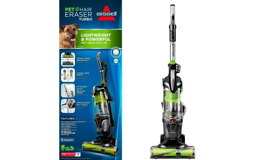 BISSELL Pet Hair Eraser Turbo Vacuum SOLO $169 en Walmart (Reg. $195)