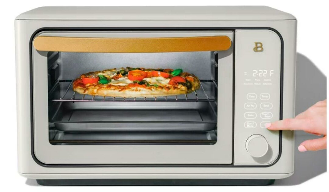 Beautiful 6-Slice Touchscreen Air Fryer Toaster Oven SOLO $75 (Reg $129)