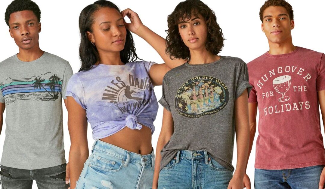 Camisas Para Hombres y Mujeres Lucky Brand SOLO $9.99 (Reg $30)
