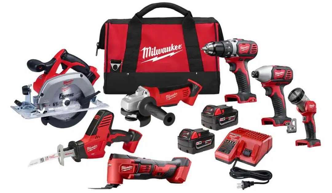 Combo Kit de 7-Herramientas Milwaukee SOLO $499 en Home Depot (Reg. $999)