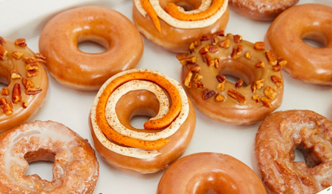 Docena Glaseada de Krispy Kreme a $5 con la Compra de La Docena de Pumpkin Spice