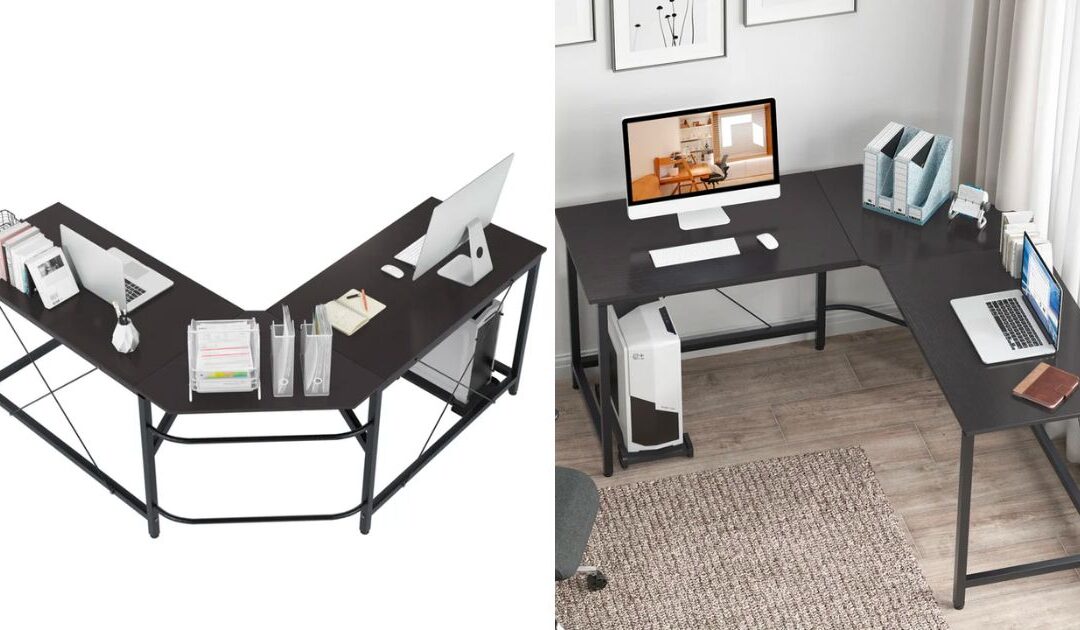 Escritorio con Diseño en Forma de L SOLO $68.99 (Reg. $170) + Envío GRATIS