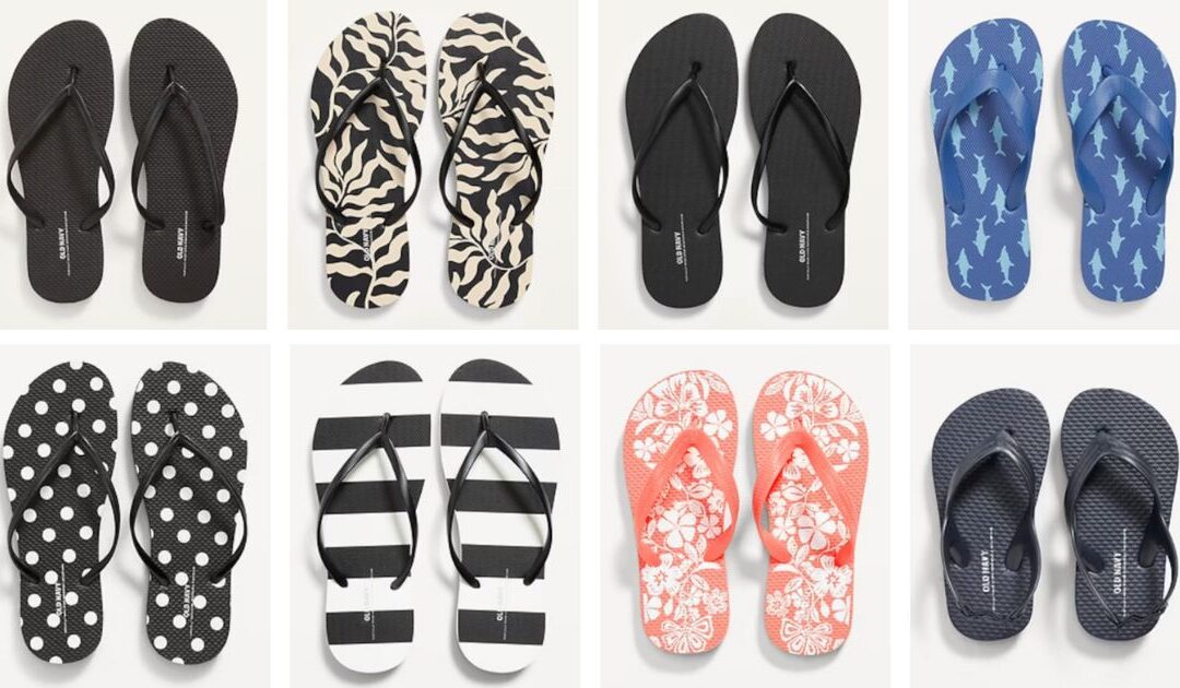 Flip Flops de Old Navy DESDE $2.00