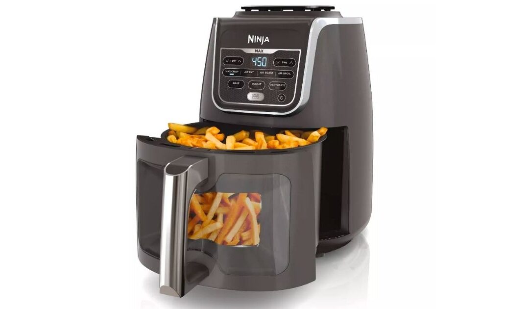 Freidora de Aire Ninja EzView Max XL 5.5-Qt SOLO $89.99 en Target (Reg. $170)