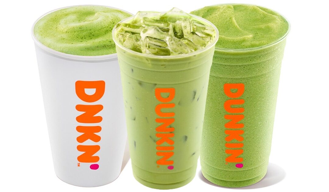 Iced Matcha Latte o Bebida Congelada GRATIS con una Compra en Dunkin’ Donuts