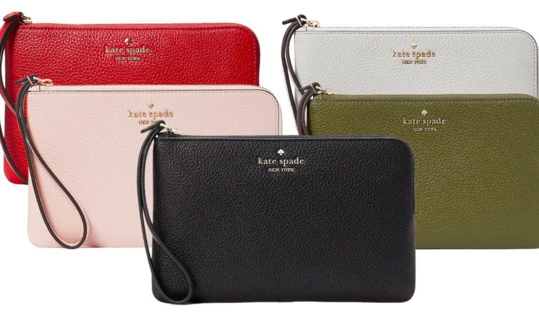 Kate Spade Leila Medium L Zip Wristlet SOLO $29 (Reg. $139)