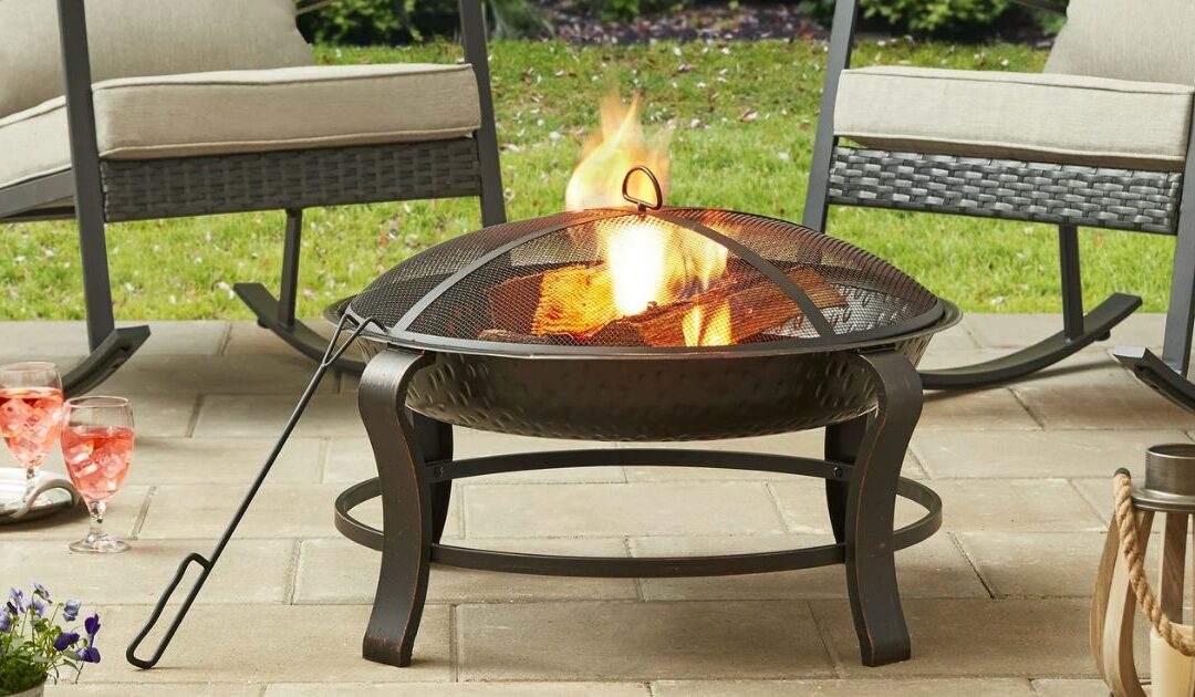 Mainstays Owen Park 28-in Round Fire Pit SOLO $35 en Walmart (Reg. $50)