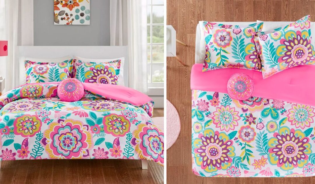 Mi Zone Camille Floral 3-Piezas Comforter Set con un 60% Off