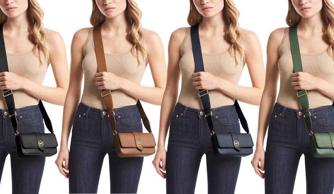 Michael Kors Greenwich Saffiano Leather Sling Crossbody Bag SOLO $74.25 (Reg. $198)