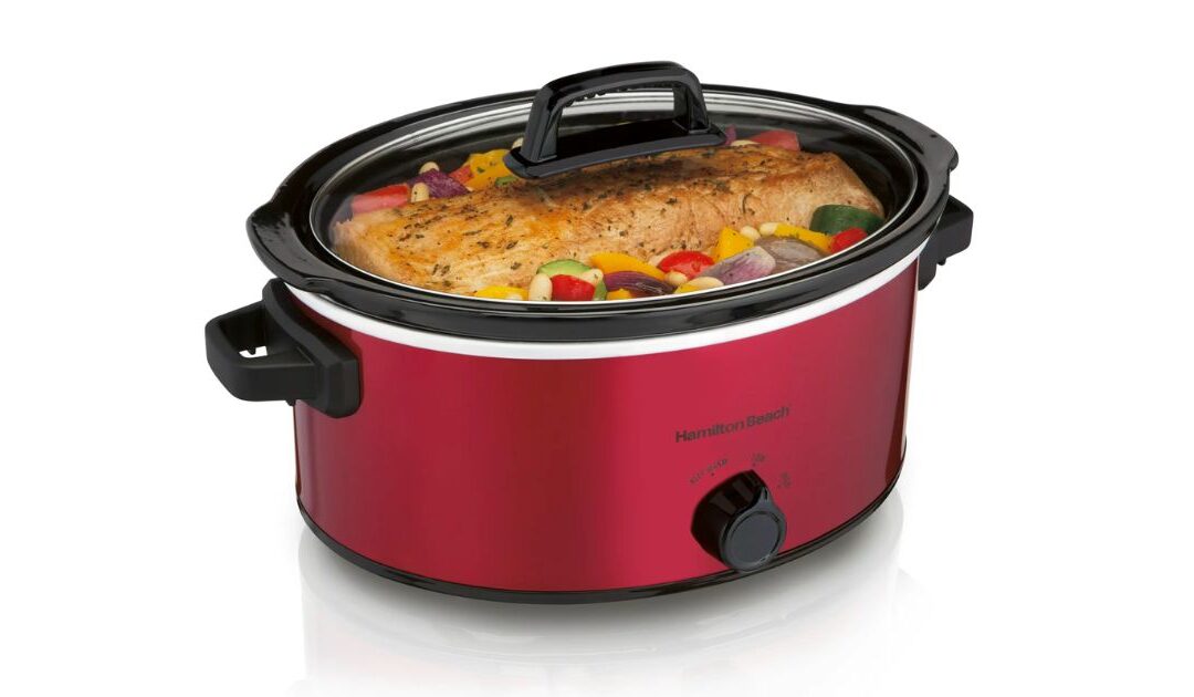 Olla de Cocción Lenta Hamilton Beach 6-Qt SOLO $29.46 en Walmart