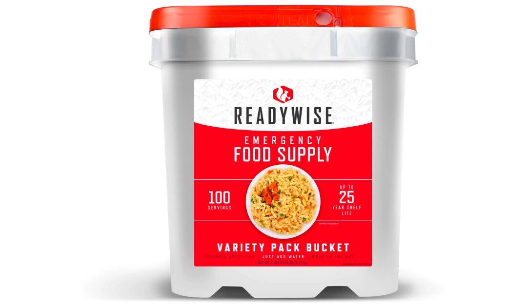 ReadyWise – 100 Porciones de Suministro de Alimentos de Emergencia SOLO $84.99 (Reg. $150)