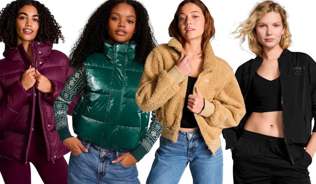 50% Off en Ropa PINK en Victoria’s Secret | Bomber Jackets, Puffers y Más