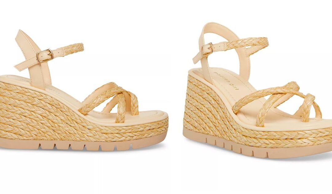 Sandalias Madden Girl Vault Strappy Platform Wedge a solo $29.40 (Reg. $49)