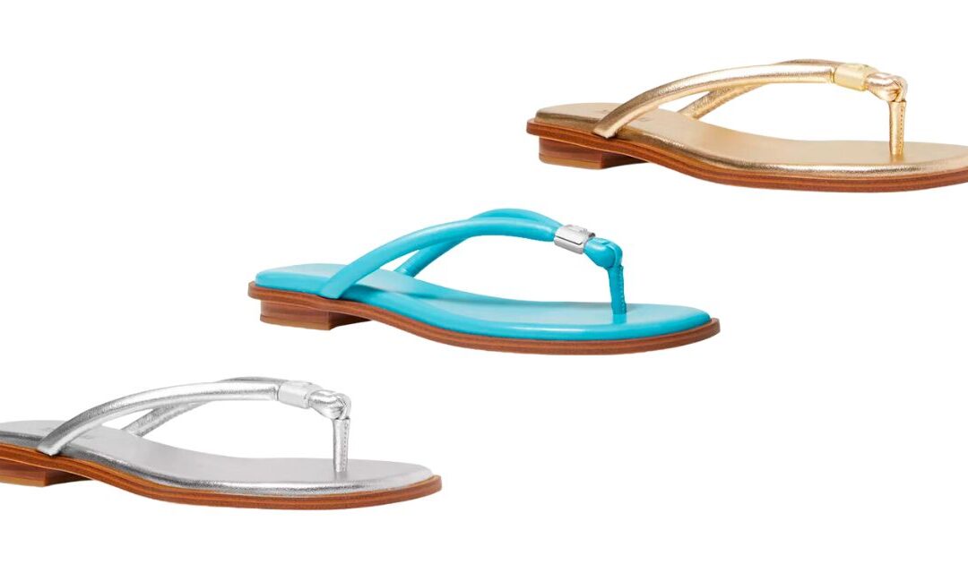 Sandalias Michael Kors Annie Thong Flat a solo $38 (Reg. $95)