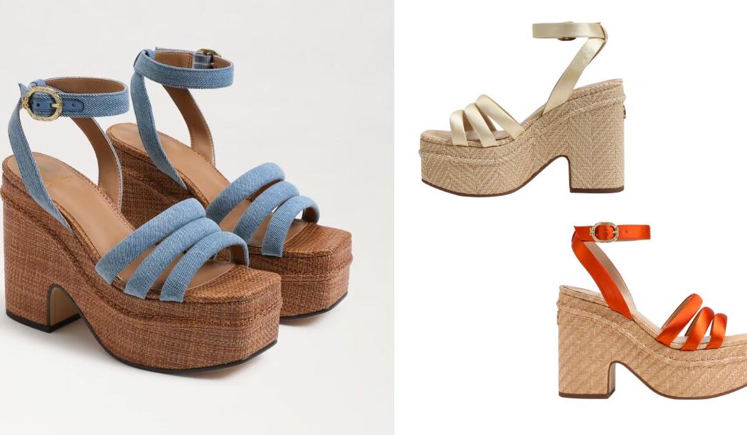 Sandalias Sam Edelman Tibby Platform a solo $69.99 (Reg. $150)