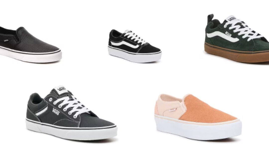 Oferta del Día en DSW – 50% de Descuento en Vans + Envío GRATIS
