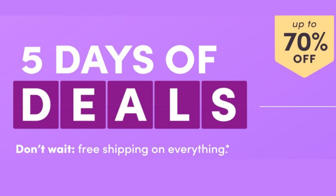 Hasta un 70% Off en Wayfair + Envío GRATIS en TODO lo que Compres