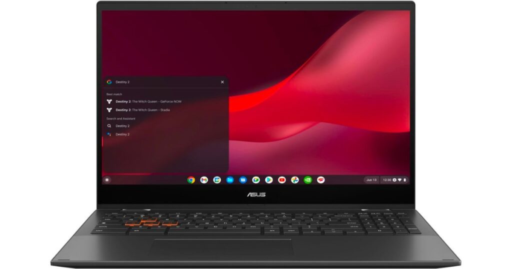 ASUS Touchscreen Cloud Gaming Chromebook 15.6-In