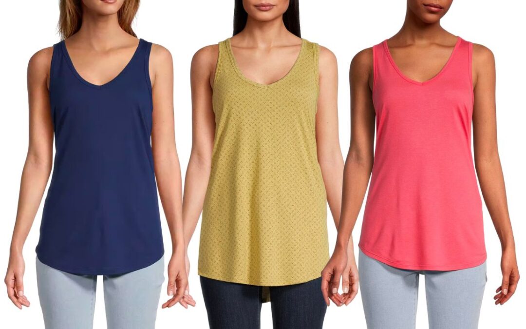 Camisas a.n.a Scoop Neck Sleeveless Tank Top a solo $3.99 (Reg. $14)